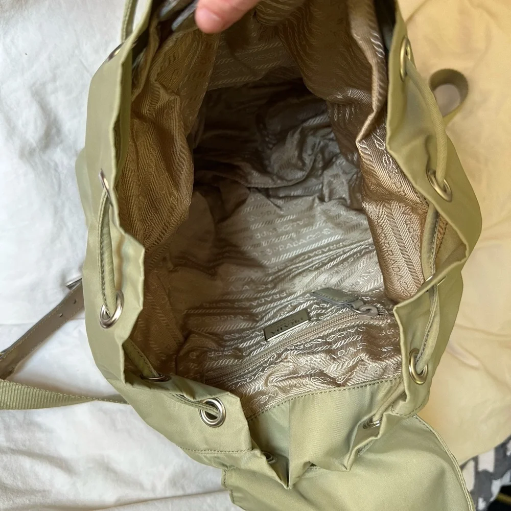 Prada Green  Backpack - Picture 6 of 13